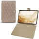 Housse cuir Samsung Galaxy Tab S8 - Taupe vintage - Couture