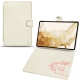 Capa em pele Samsung Galaxy Tab S8 - Blanc escumo