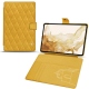 Samsung Galaxy Tab S8 leather case - Jaune soulèu - Couture