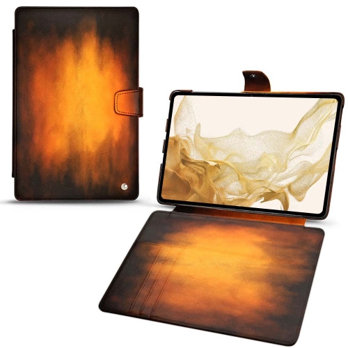 Custodia in pelle per Galaxy Tab S8Fauve Patine