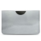 Samsung Galaxy Tab S8 leather pouch - Platinium ( Pantone 877C ) 