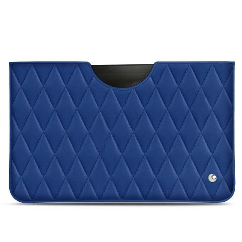 Funda de cuero para Samsung Galaxy Tab S8Bleu océan - Couture ( Nappa - Pantone #15458a) 