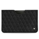 Samsung Galaxy Tab S8 leather pouch - Ebène - Couture ( Sleek P C12 - Black ) 