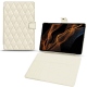 Housse cuir Samsung Galaxy Tab S8+ - Blanc - Couture ( Bologna - White ) 