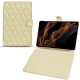 Samsung Galaxy Tab S8+ leather case - Beige - Couture ( Nappa - Pantone 7502C ) 