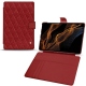 Samsung Galaxy Tab S8+ leather case - Tomate - Couture ( Pantone 187C ) 