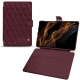 Custodia in pelle Samsung Galaxy Tab S8+ - Lie de vin - Couture ( Pantone 5115C ) 