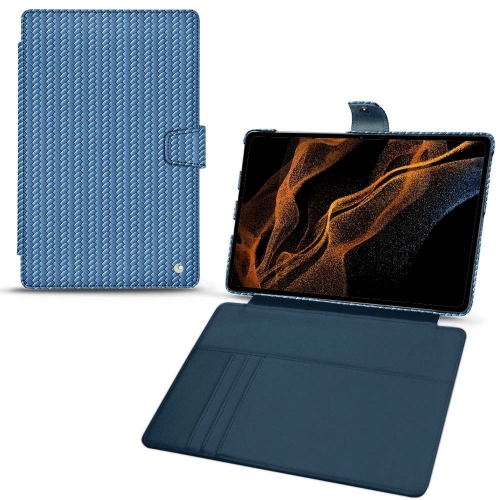 Coque et housse en cuir pour Samsung Galaxy Tab S8+Abaca ishia ( Pantone #395775 ) 