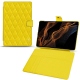 Housse cuir Samsung Galaxy Tab S8+ - Jaune fluo - Couture