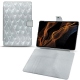 Samsung Galaxy Tab S8+ leather case - Platinium - Couture