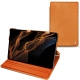 Housse cuir Samsung Galaxy Tab S8+ - Mandarine vintage ( Pantone 165C ) 