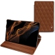 Custodia in pelle Samsung Galaxy Tab S8+ - Marron - Couture ( Nappa - Pantone 1615C ) 