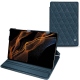 Samsung Galaxy Tab S8+ leather case - Indigo - Couture ( Pantone 303U ) 