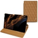 Capa em pele Samsung Galaxy Tab S8+ - Castan esparciate - Couture
