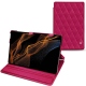 Lederschutzhülle Samsung Galaxy Tab S8+ - Rose fluo - Couture