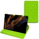 Housse cuir Samsung Galaxy Tab S8+ - Vert fluo - Couture