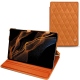 Samsung Galaxy Tab S8+ leather case - Mandarine vintage - Couture