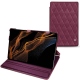 Housse cuir Samsung Galaxy Tab S8+ - Prune vintage - Couture