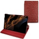 Samsung Galaxy Tab S8+ leather case - Autruche ciliegia