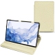 가죽 커버 Samsung Galaxy Tab S8 Ultra - Ivoire ( Sleek P C12 - White ) 
