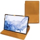 Housse cuir Samsung Galaxy Tab S8 Ultra - Or Maïa ( Pantone 871C ) 