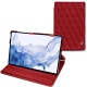 Lederschutzhülle Samsung Galaxy Tab S8 Ultra - Rouge - Couture ( Nappa - Pantone 199C ) 