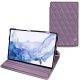 Samsung Galaxy Tab S8 Ultra leather case - Lilas - Couture ( Nappa - Pantone 2645U ) 