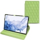 Capa em pele Samsung Galaxy Tab S8 Ultra - Vert olive - Couture ( Nappa - Pantone 578U ) 