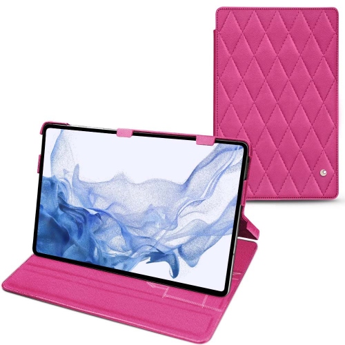 Housse solide pour Galaxy Tab S8 UltraRose BB - Couture ( Pantone #DB599F )