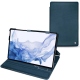 Housse cuir Samsung Galaxy Tab S8 Ultra - Blu mediterran