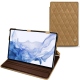 Capa em pele Samsung Galaxy Tab S8 Ultra - Sable vintage - Couture