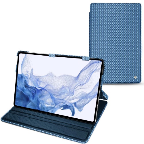 适用于Galaxy Tab S8 Ultra的坚固外壳Abaca ishia ( Pantone #395775 ) 