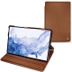 Samsung Galaxy Tab S8 Ultra leather case - Marron PU