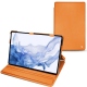 Lederschutzhülle Samsung Galaxy Tab S8 Ultra - Orange PU