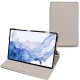 Custodia in pelle Samsung Galaxy Tab S8 Ultra - Taupe innocent