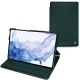 Samsung Galaxy Tab S8 Ultra leather case - Vert séduisant