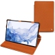 Capa em pele Samsung Galaxy Tab S8 Ultra - Orange vibrant