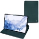 Samsung Galaxy Tab S8 Ultra leather case - Bleu Veggie