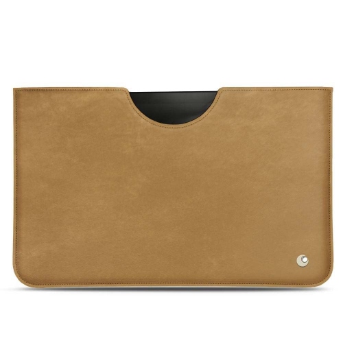Pochette élégante pour Galaxy Tab S8 UltraSable vintage ( Pantone #9b7340 ) 