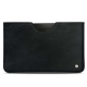 Pochette cuir Samsung Galaxy Tab S8 Ultra - Dark vintage ( Roughtcut - Black#5256 ) 