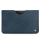 Pochette cuir Samsung Galaxy Tab S8 Ultra - Jean vintage ( Roughtcut - Pantone 285U  ) 