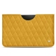 Samsung Galaxy Tab S8 Ultra leather pouch - Jaune soulèu - Couture