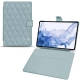 Samsung Galaxy Tab S8 Ultra leather case - Bleu ciel - Couture ( Nappa - Pantone 277C ) 