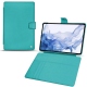 Samsung Galaxy Tab S8 Ultra leather case - Bleu fluo