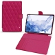 Samsung Galaxy Tab S8 Ultra leather case - Rose fluo - Couture