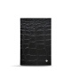 Bill folder - 14 x 10 cm - Crocodile nero