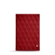 Bill folder - 14 x 10 cm - Rouge - Couture ( Nappa - Pantone 199C ) 