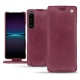 Sony Xperia 1 IV leather case - Prune vintage ( Pantone #612434 ) 