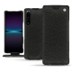 Lederschutzhülle Sony Xperia 1 IV - Ebène ( Sleek P C12 - Black ) 