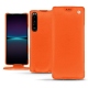 Lederschutzhülle Sony Xperia 1 IV - Orange fluo